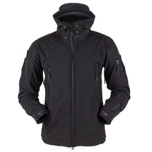 将图片加载到图库查看器，Men's Outdoor Soft Fleece Jacket Men's And Women's Jacket Unique Jackets For Men Windproof  Waterproof Breathable Jacket Thermal Hooded Tactical Jacket Outdoor Camouflage Fleece Hooded Coat
