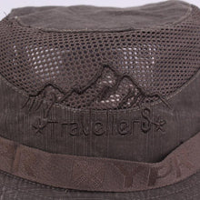 将图片加载到图库查看器，Men's Outdoor Traveling Cap Summer Mesh Breathable Retro Cotton Bucket Hat Unisex Adult High Quality Hat Jungle Fishing Hats Novelty Dad's Beach Cap Bucket Hat For Fishing Summer Adjustable Hat
