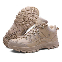 Load image into Gallery viewer, Men's Shoes Sports Outdoor Hiking Shoes Training Men's Boots Waterproof Outdoor Snow Durable Boots Winter Tactical Workout Shoes For Camping Walking
