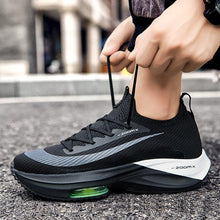 Load image into Gallery viewer, Men's Training Sports Lightweight Orange Sneakers Air Cushion Mesh Tennis Sports Shoes Outdoor Non-Slip Wear-Resistant Casual Shoes Running Walking Athletic Mens Basketball Sneakers
