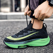 Load image into Gallery viewer, Men's Training Sports Lightweight Orange Sneakers Air Cushion Mesh Tennis Sports Shoes Outdoor Non-Slip Wear-Resistant Casual Shoes Running Walking Athletic Mens Basketball Sneakers
