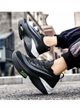 Load image into Gallery viewer, Men's Training Sports Lightweight Orange Sneakers Air Cushion Mesh Tennis Sports Shoes Outdoor Non-Slip Wear-Resistant Casual Shoes Running Walking Athletic Mens Basketball Sneakers
