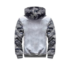 将图片加载到图库查看器，Men's Winter Jacket Camouflage Thick Warm Jackets Hooded Long Sleeve Jacket Man Casual Hoodies Men Winter Sweatshirt Warm Soft Jacket Men's Clothing Heavyweight Jacket Ideal Gift For Friends
