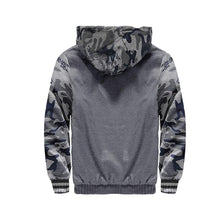 将图片加载到图库查看器，Men's Winter Jacket Camouflage Thick Warm Jackets Hooded Long Sleeve Jacket Man Casual Hoodies Men Winter Sweatshirt Warm Soft Jacket Men's Clothing Heavyweight Jacket Ideal Gift For Friends
