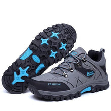 将图片加载到图库查看器，Men's Winter Snow Boots Waterproof Leather Sports Super Warm Men's Boots Outdoor Hiking Boots Work Travel Shoes Trail Climbing Shoes Lace Up Anti-Slip Waterproof Working Outdoor Boots
