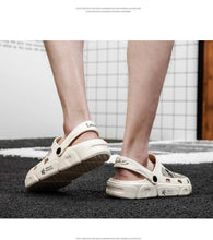 将图片加载到图库查看器，Men Sandals Summer Camouflage Hole Shoes Garden Shoes Outdoor Non-slip Beach Shoes Flat Sandals Home Slippers Unisex Garden Clogs Shoes Slippers Sandals For Mens
