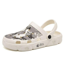 将图片加载到图库查看器，Men Sandals Summer Camouflage Hole Shoes Garden Shoes Outdoor Non-slip Beach Shoes Flat Sandals Home Slippers Unisex Garden Clogs Shoes Slippers Sandals For Mens
