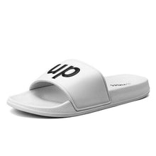 将图片加载到图库查看器，Men Slippers Unisex Bathroom Home Slides Male Couple Beach Sandals Fashion House Shoes Non-slip Flip Flops Mens Bathroom Pool Non-Slip Quick Drying Fashion Slippers
