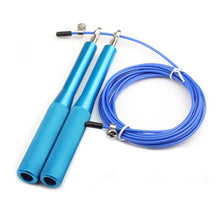 Load image into Gallery viewer, Men Speed Jump Rope Workout Professional Gym Cable Steel Wire Bearing Skipping Rope Flexible Jump Ropes For Fitness Quite Skipping Rope With Bearing And Slender Aluminum Alloy Handle
