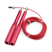 Load image into Gallery viewer, Men Speed Jump Rope Workout Professional Gym Cable Steel Wire Bearing Skipping Rope Flexible Jump Ropes For Fitness Quite Skipping Rope With Bearing And Slender Aluminum Alloy Handle
