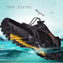 Load image into Gallery viewer, Men Sport Mesh Hiking Shoes Wearproof Rubber Upstream Quick-Dry Breathable Water Sports Shoes Athletic Hiking Water Shoes Mens Womens Barefoot Swim Walking Shoes

