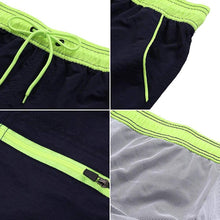 Load image into Gallery viewer, Men Swimwear Shorts Male Swimming Trunks Swimsuits Man Surf Beach Swim Sports Pants Board Mesh New Summer Men's Clothing  Beach Swimming Casual with Adjustable Elastic Cord
