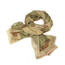 将图片加载到图库查看器，Men Tactical Military Keffiyeh Net Mesh Neck Scarf Shemagh Head Wrap Face Scarf Bandana Outfit Headband Black Motorcycle Balaclava Winter Sport Fishing Fleece Neck Warmer Windproof Dustproof Face Mask Scarf Men Hunting Skis Hiking
