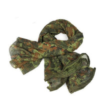 将图片加载到图库查看器，Men Tactical Military Keffiyeh Net Mesh Neck Scarf Shemagh Head Wrap Face Scarf Bandana Outfit Headband Black Motorcycle Balaclava Winter Sport Fishing Fleece Neck Warmer Windproof Dustproof Face Mask Scarf Men Hunting Skis Hiking
