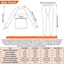 Load image into Gallery viewer, Men Thermal Underwear Set - Long Johns Pants and Long Sleeve

