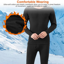 Load image into Gallery viewer, Men Thermal Underwear Set - Long Johns Pants and Long Sleeve
