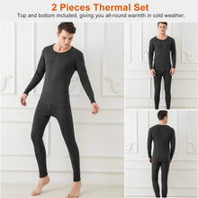 Load image into Gallery viewer, Men Thermal Underwear Set - Long Johns Pants and Long Sleeve
