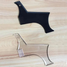 Load image into Gallery viewer, Men Transparent Modern Beard Shaping Tool  Lightweight And Flexible Fits All-In-One Styling Beard Comb
