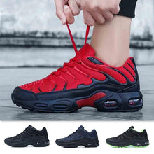 将图片加载到图库查看器，Mens  Air Cushion Mesh Breathable Running Shoes Outdoor Sports Athletic Walking Workout Sneakers Fashion Sport Gym Jogging Tennis Fitness Sneaker
