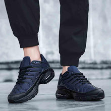 将图片加载到图库查看器，Mens  Air Cushion Mesh Breathable Running Shoes Outdoor Sports Athletic Walking Workout Sneakers Fashion Sport Gym Jogging Tennis Fitness Sneaker
