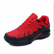 将图片加载到图库查看器，Mens  Air Cushion Mesh Breathable Running Shoes Outdoor Sports Athletic Walking Workout Sneakers Fashion Sport Gym Jogging Tennis Fitness Sneaker
