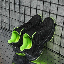 将图片加载到图库查看器，Mens  Air Cushion Mesh Breathable Running Shoes Outdoor Sports Athletic Walking Workout Sneakers Fashion Sport Gym Jogging Tennis Fitness Sneaker
