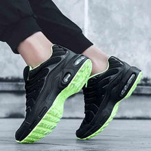 将图片加载到图库查看器，Mens  Air Cushion Mesh Breathable Running Shoes Outdoor Sports Athletic Walking Workout Sneakers Fashion Sport Gym Jogging Tennis Fitness Sneaker
