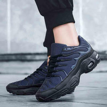 将图片加载到图库查看器，Mens  Air Cushion Mesh Breathable Running Shoes Outdoor Sports Athletic Walking Workout Sneakers Fashion Sport Gym Jogging Tennis Fitness Sneaker

