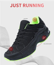 将图片加载到图库查看器，Mens  Air Cushion Mesh Breathable Running Shoes Outdoor Sports Athletic Walking Workout Sneakers Fashion Sport Gym Jogging Tennis Fitness Sneaker
