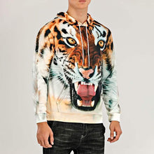 Load image into Gallery viewer, Men's Animal Patterned 3D Tiger Hoodie
