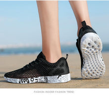 Load image into Gallery viewer, Mens Aqua Breathable Beach Quick Drying Water Shoes Outdoor Fishing Wading Shoes Water Sneakers Ultra Lightweight Breathable Walking Shoes Non Slip Athletic Fashion Sneakers
