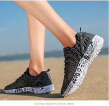 Load image into Gallery viewer, Mens Aqua Breathable Beach Quick Drying Water Shoes Outdoor Fishing Wading Shoes Water Sneakers Ultra Lightweight Breathable Walking Shoes Non Slip Athletic Fashion Sneakers
