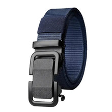 Load image into Gallery viewer, Men's Automatic Metal Buckle Nylon Canvas Webbing Belt
