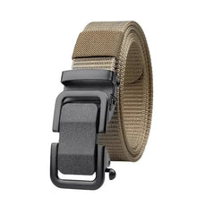 Load image into Gallery viewer, Men's Automatic Metal Buckle Nylon Canvas Webbing Belt
