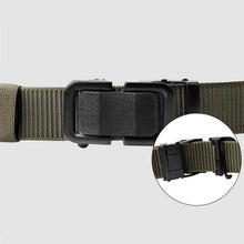 Load image into Gallery viewer, Men's Automatic Metal Buckle Nylon Canvas Webbing Belt
