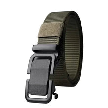 Load image into Gallery viewer, Men's Automatic Metal Buckle Nylon Canvas Webbing Belt
