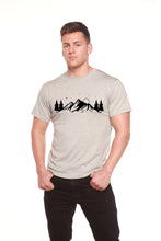 Load image into Gallery viewer, Men's Bamboo Viscose/Organic Cotton Short Sleeve T-Shirt with Print Mauna Kea
