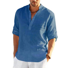 将图片加载到图库查看器，Men's Breathable Quick Dry Button Down Shirt T-Shirt Top
