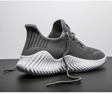 Load image into Gallery viewer, Mens Breathable White Trendy Sneakers  Casual Design  Light Walking Running Trainers Casual Breathable Mesh Men Running Shoes Walking Sneakers
