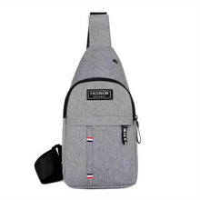 将图片加载到图库查看器，Men's Canvas Chest Bag
