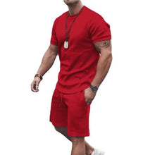 Load image into Gallery viewer, Men's Casual Activewear Running T-Shirt with Shorts
