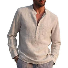将图片加载到图库查看器，Men's Casual Button Down Shirts Long Sleeve Tops
