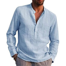 将图片加载到图库查看器，Men's Casual Button Down Shirts Long Sleeve Tops
