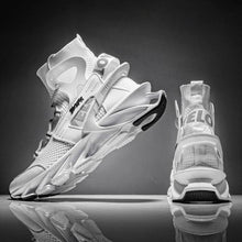 将图片加载到图库查看器，Mens Casual Luxury Shoes Trainer Race White Shoes Fashion Summer Men's Sneakers Fashion Sport Running Non Slip Casual Shoe Athletic Tennis Walking Outdoor Modern Design Shoes
