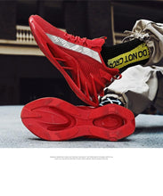 将图片加载到图库查看器，Mens Casual Luxury Shoes Trainer Race White Shoes Fashion Summer Men's Sneakers Fashion Sport Running Non Slip Casual Shoe Athletic Tennis Walking Outdoor Modern Design Shoes

