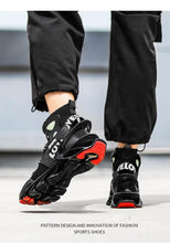 将图片加载到图库查看器，Mens Casual Luxury Shoes Trainer Race White Shoes Fashion Summer Men's Sneakers Fashion Sport Running Non Slip Casual Shoe Athletic Tennis Walking Outdoor Modern Design Shoes
