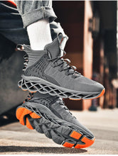 将图片加载到图库查看器，Mens Casual Luxury Shoes Trainer Race White Shoes Fashion Summer Men's Sneakers Fashion Sport Running Non Slip Casual Shoe Athletic Tennis Walking Outdoor Modern Design Shoes
