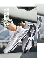 将图片加载到图库查看器，Mens Casual Luxury Shoes Trainer Race White Shoes Fashion Summer Men's Sneakers Fashion Sport Running Non Slip Casual Shoe Athletic Tennis Walking Outdoor Modern Design Shoes
