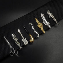 Load image into Gallery viewer, Mens Copper Tie Clip Bar Necktie Pin Clasp Classic Tie Clips Tie Clip For Men Necktie Clips Pin For Mens  Wedding Charm Creative Gifts Clip Quality Mens Luxury Gifts Jewelry Tie Bar Suitable For Holiday Gifts Family Parties And Anniversaries
