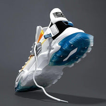 将图片加载到图库查看器，Mens Luxury Sneakers Casual Sports Trainer Race White Shoes Fashion Running Modern Sneakers Autumn Breathable Trendy Mens Walking Casual Sneakers
